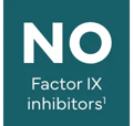 No Factor IX Inhibitors